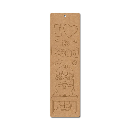 MDF Bookmark – 5 x 1.75 Inch | Pine MDF