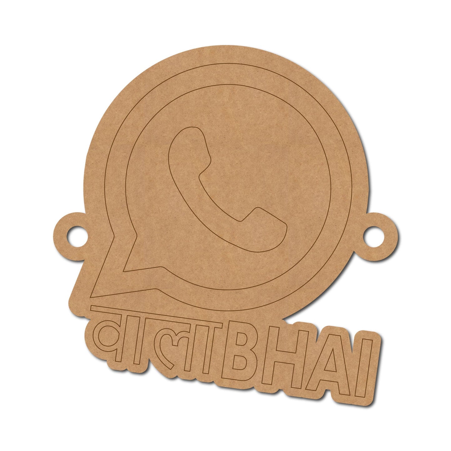 MDF Rakhi Cutout