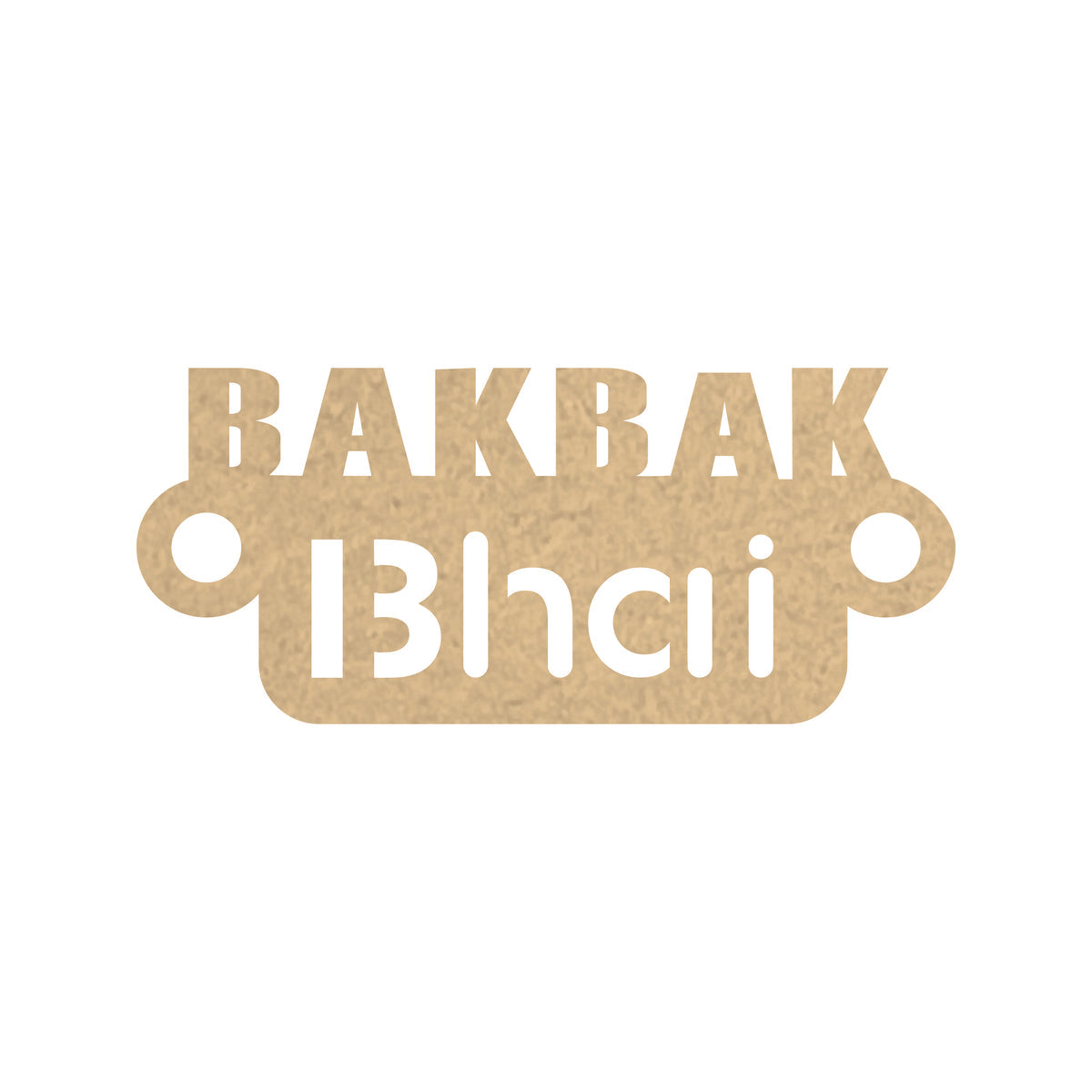 MDF Rakhi Cutout