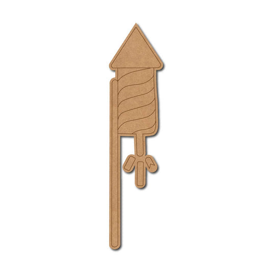 Rocket Pre marked Mdf Cutout Design 1