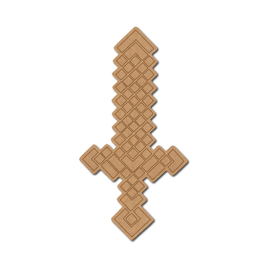 Weapons/Guns pre marked Mdf Cutout Design 4