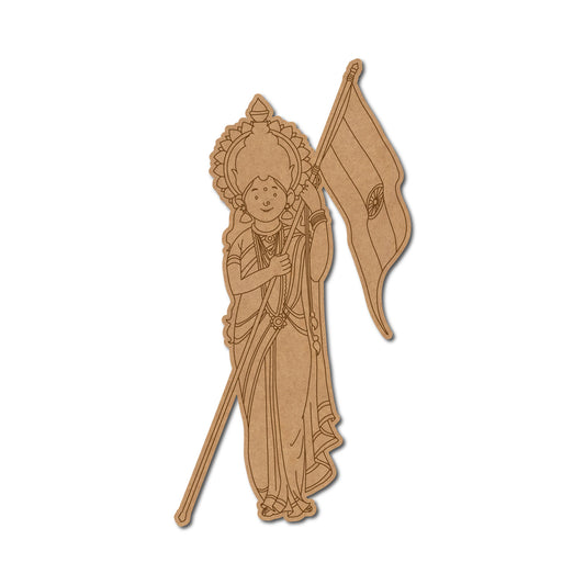 Independence Day- Bharat Mata Holding Flag