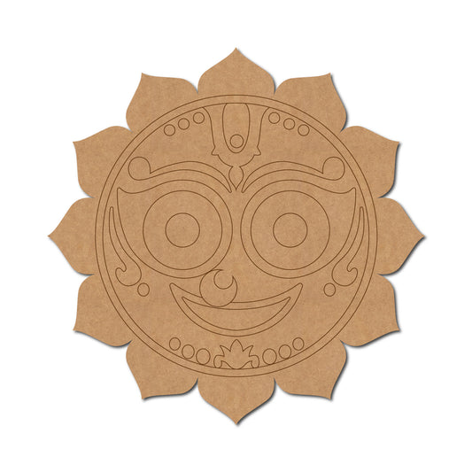 Jagannath ji pre marked mdf cutout design 4