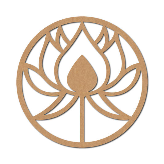 Macrame Base Lotus Cutout Design 19