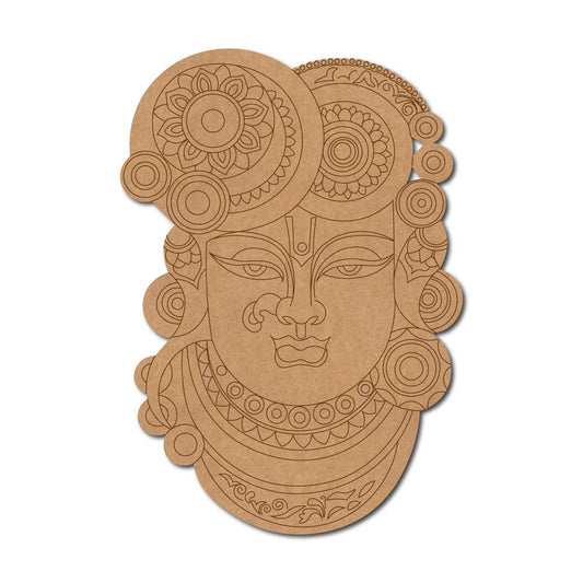Shrinathji Premarked Mdf Cutout Design 18