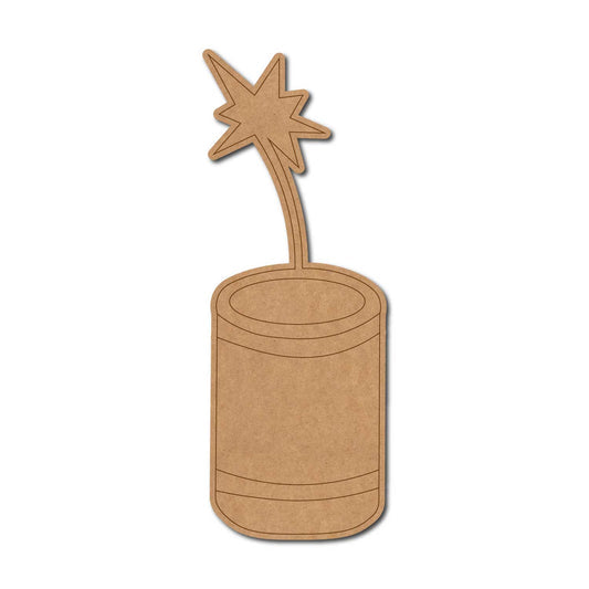 Diwali Fire Cracker Pre marked Mdf Cutout Design 6