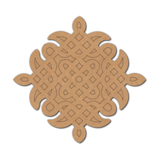 Kolam Premarked Mdf Cutouts Design 13