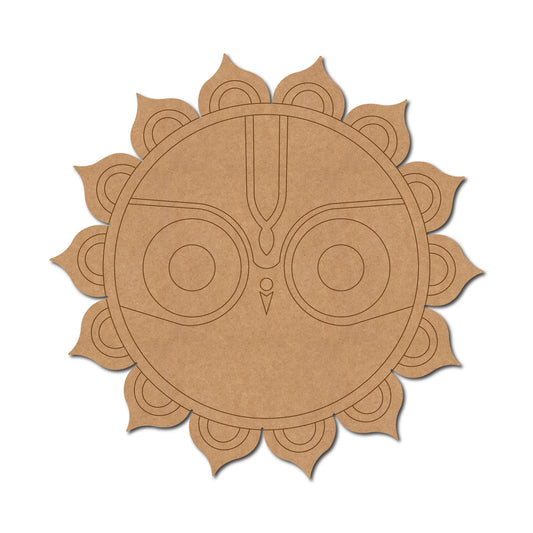 Jagannath ji pre marked mdf cutout design 5