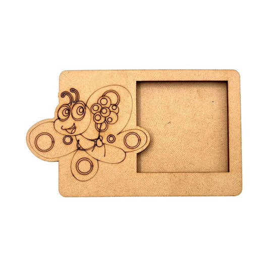Bee 3 Layered Premium MDF Photo Frame for DIY Painting & Craft-34