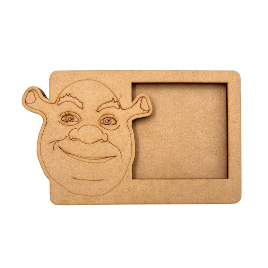 Shrek Layered Premium MDF Photo Frame for DIY Painting & Craft-36
