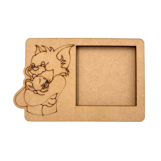 Tom & Jerry 3 Layered Premium MDF Photo Frame for DIY Painting & Craft-40