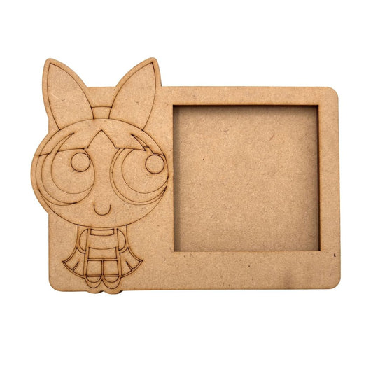 Power Puff Girls 3 Layered Premium MDF Photo Frame for DIY Painting & Craft-77