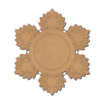 Lotus Multiple Diya Tealight Holder- 002