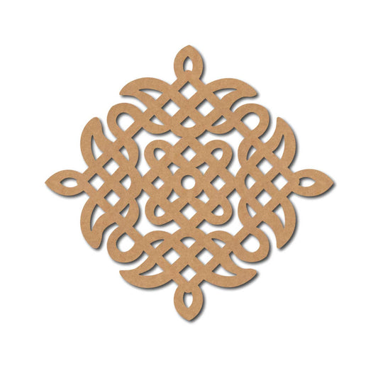 Kolam Premarked Mdf Cutouts Design 4