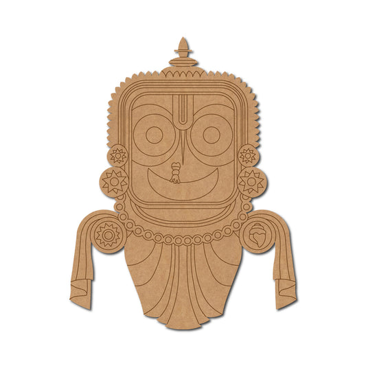 Jagannath ji pre marked mdf cutout design 12