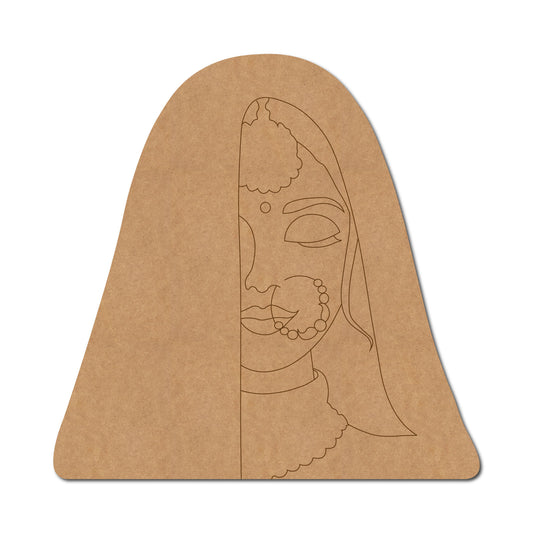 Rajasthani Premarked Mdf Cutouts Design 5