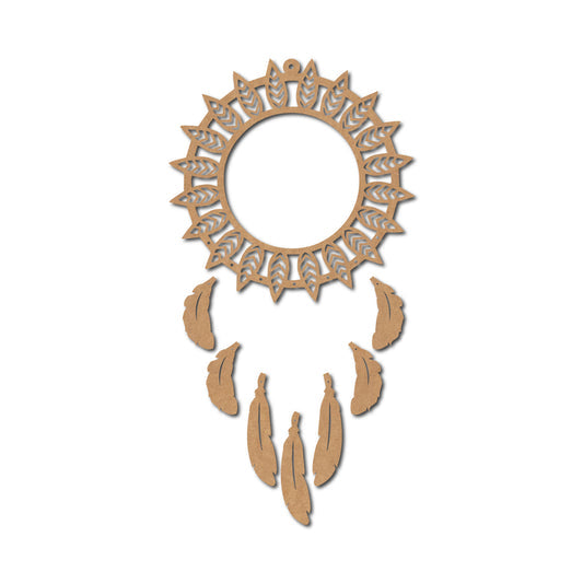 Dream Catcher Mdf Cuutout Design 1