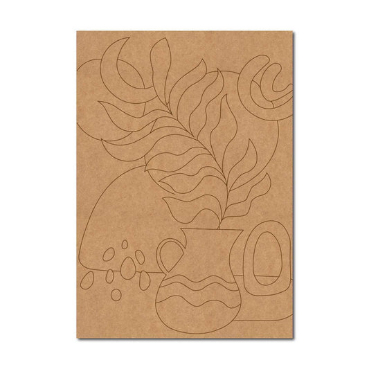 Boho Indian Folk Art Premarked Mdf Design 15
