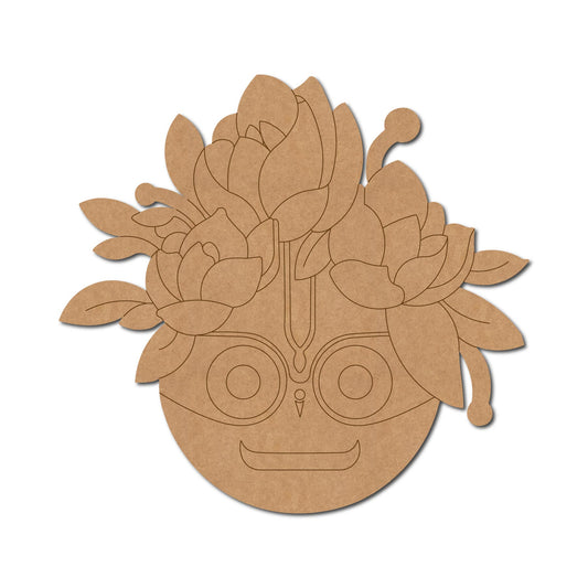 Jagannath ji pre marked mdf cutout design 1