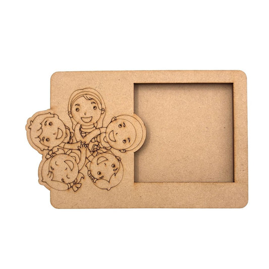 Friends 3 Layered Premium MDF Photo Frame for DIY Painting & Craft-85