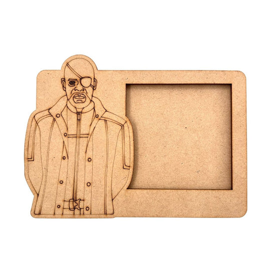 Nick Fury Marvel Avenger 3 Layered Premium MDF Photo Frame for DIY Painting & Craft-82