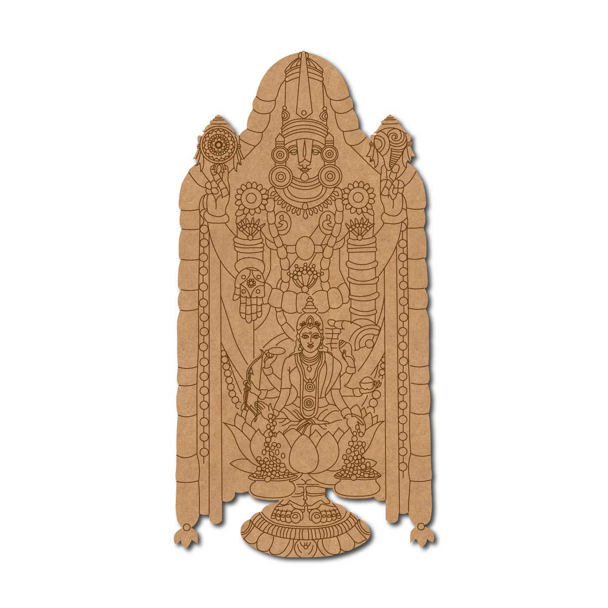 Shrinathji Premarked Mdf Cutout Design 11