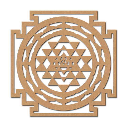 Shri Yantra Mdf Cutout Design 5