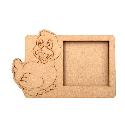 Duck 3 Layered Premium MDF Photo Frame for DIY Painting & Craft-33