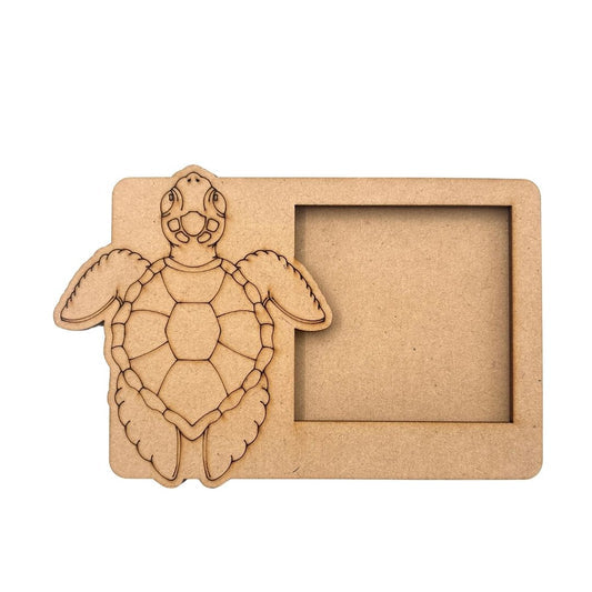Turtle 3 Layered Premium MDF Photo Frame for DIY Painting & Craft-73