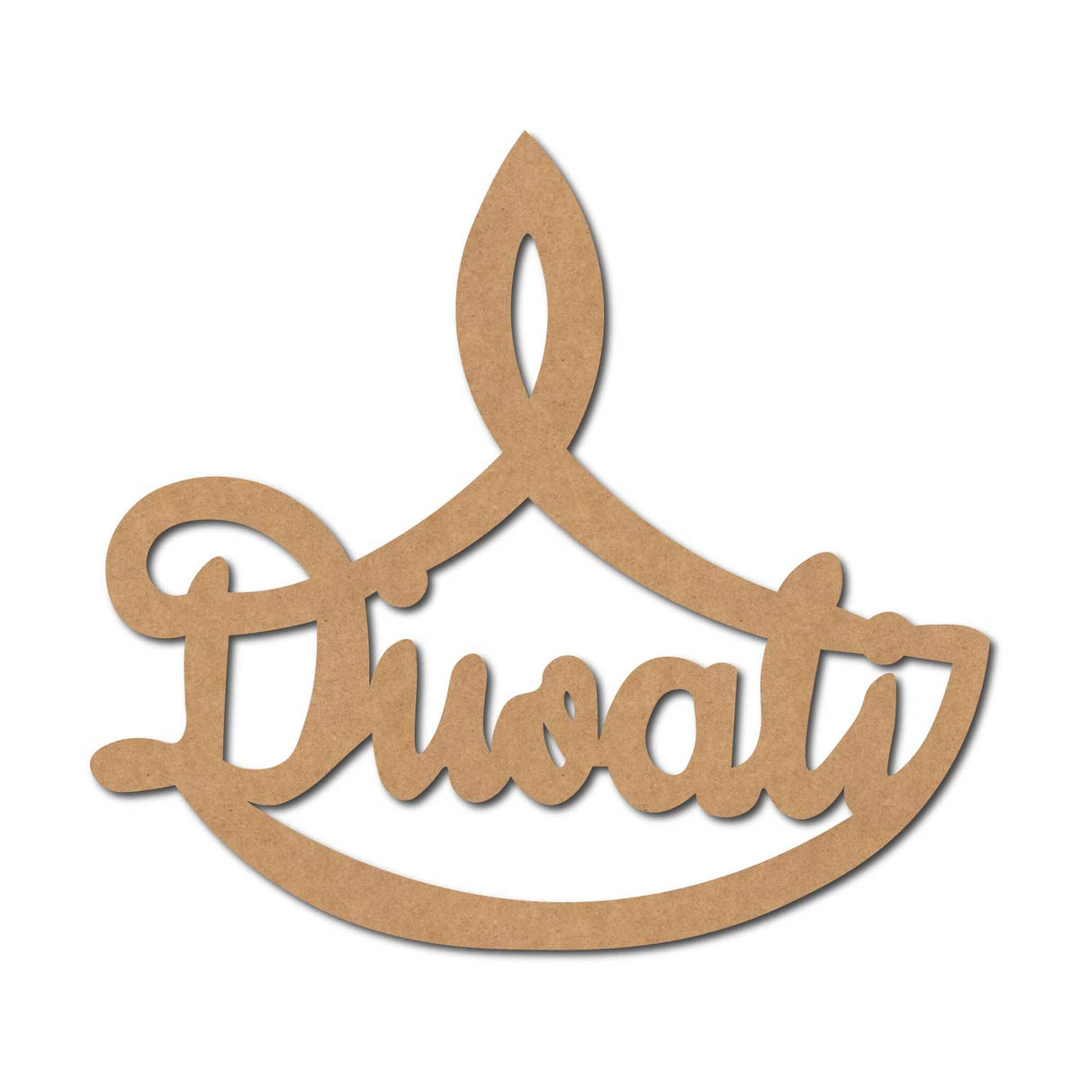 Happy Diwali Premarked Mdf Text Cutouts Design 001