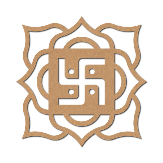 Swastik Premarked Mdf Cutouts Design 8