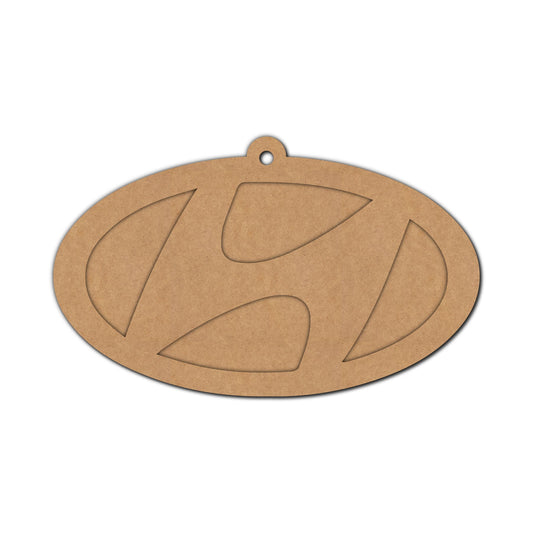 Hyndai Logo Keyring Base Design 5