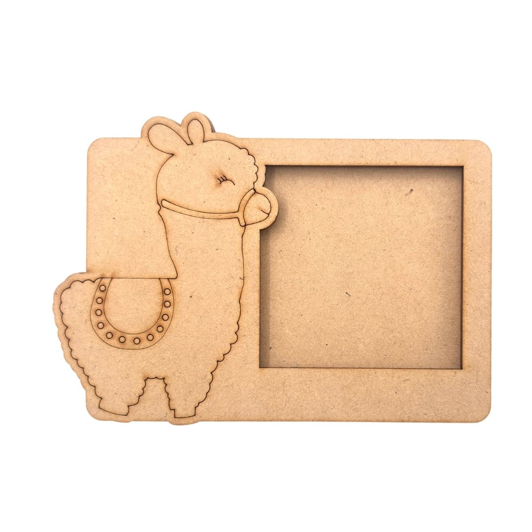 Unicorn 3 Layered Premium MDF Photo Frame for DIY Painting & Craft-113