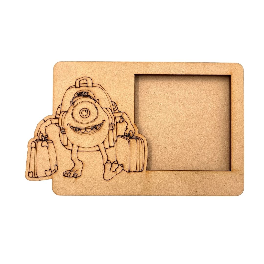 Mike Monster INC 3 Layered Premium MDF Photo Frame for DIY Painting & Craft-147
