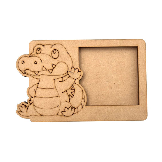 Crocodile 3 Layered Premium MDF Photo Frame for DIY Painting & Craft-91
