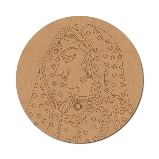 Rajasthani Premarked Mdf Cutouts Design 43