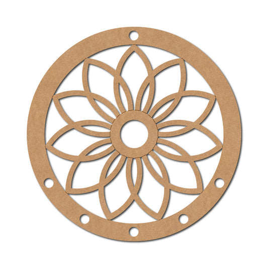 Macrame Base Mandala Cutout Design 15