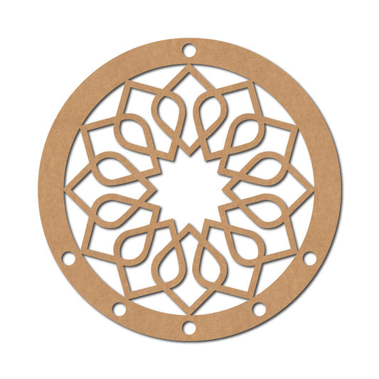 Macrame Base Mandala Cutout Design 21