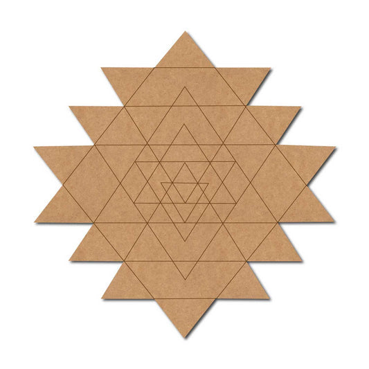 Shri Yantra Mdf Cutout Design 1