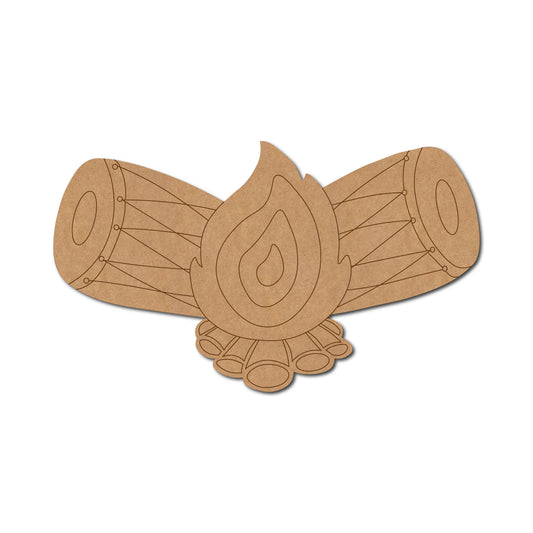 Musical Instruments pre marked Mdf Cutout Design 5