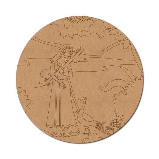 Rajasthani Premarked Mdf Cutouts Design 13
