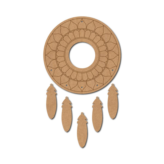 Dream Catcher Mdf Cuutout Design 3