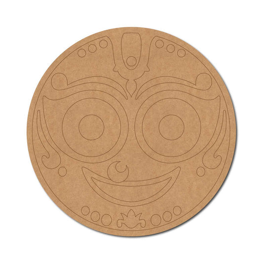 Jagannath ji pre marked mdf cutout design 3