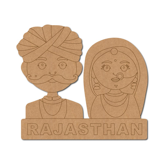 Rajasthani Premarked Mdf Cutouts Design 40