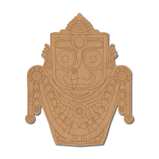 Jagannath ji pre marked mdf cutout design 6