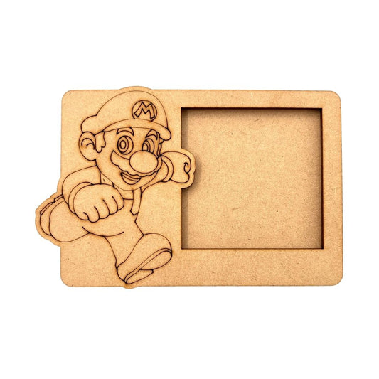 Mario 3 Layered Premium MDF Photo Frame for DIY Painting & Craft-101