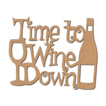 Accessories- Wine Glass Mdf Cutouts Design 12