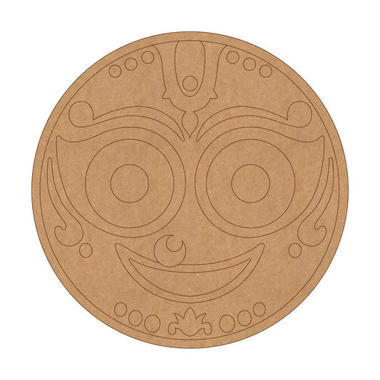 Jagannath ji pre marked mdf cutout design 9