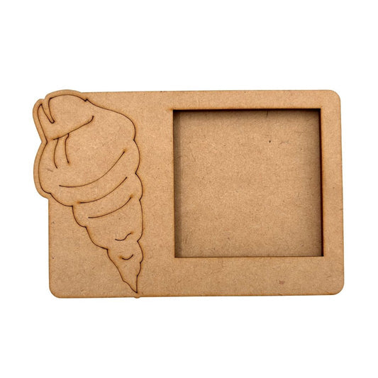 Shell 3 Layered Premium MDF Photo Frame for DIY Painting & Craft-74