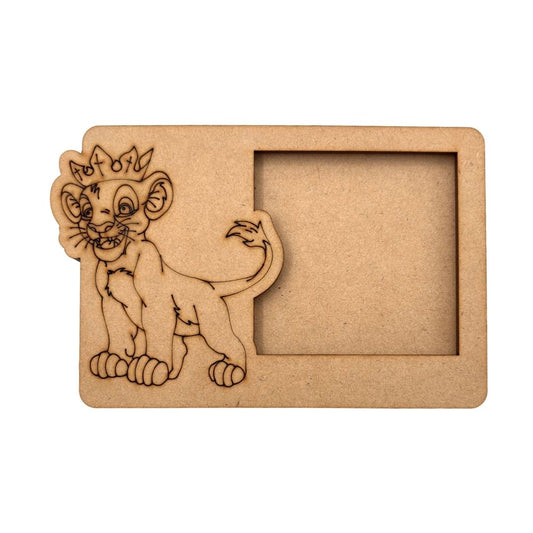 Simba 3 Layered Premium MDF Photo Frame for DIY Painting & Craft-106